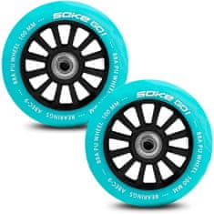 Soke Kotači za skuter 100 mm tirkizni 2 kom