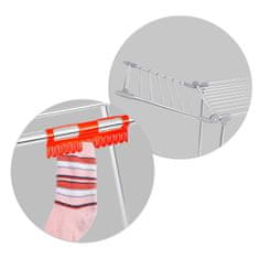 Massido Debora produljiva samostojeća sušilica rublja, nehrđajući čelik, 19 m