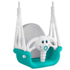 Ricokids Ricokids 3-u-1 ljuljačka u obliku slona, tirkizna