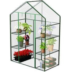 Plonos Staklenik s dvije police 140 x 71 x 195 cm 4922