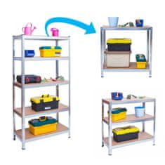 Humberg Metalna polica za odlaganje 180 x 90 x 30 cm 4843