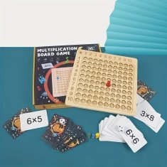 JOJOY® Namizna igra množenja do 100, edukativna matematička igra za djecu, učenje poštevanke | FUNMATH