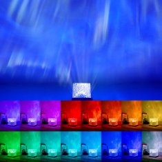 InnovaGoods Punjivi LED Projektor Aurore Borealis 