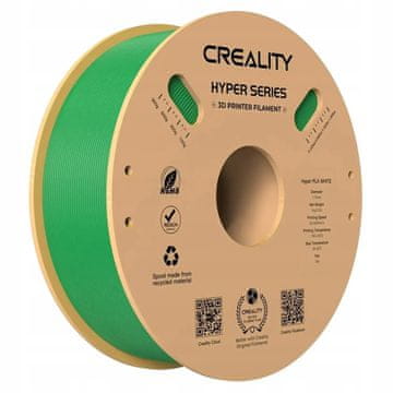 Creality Filament Hyper PLA 1,75 mm, 1 kg, zelena