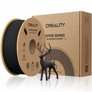 Creality Filament Hyper PLA 1,75 mm, 1 kg, crna