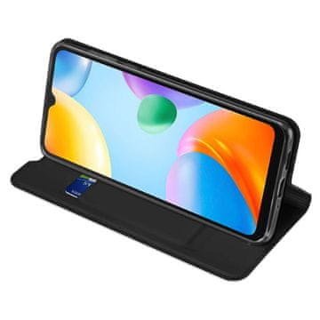 Dux Ducis Usnjen oviteka za Redmi 10C, crna