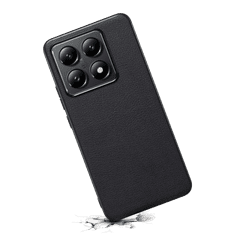 LENUO TPU usnjen ovitek za Xiaomi 14T crn