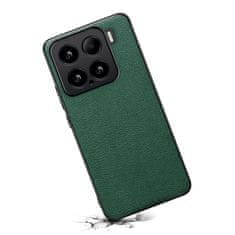 LENUO TPU usnjen ovitek za Xiaomi 15 temno zelen
