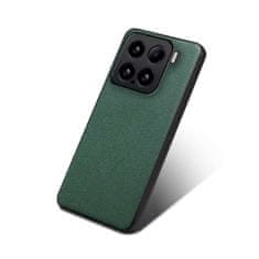 LENUO TPU usnjen ovitek za Xiaomi 15 temno zelen
