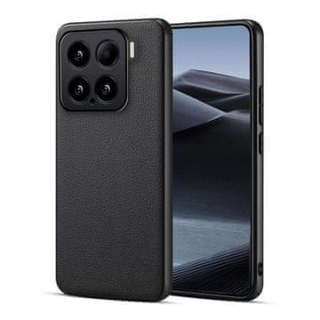 LENUO TPU usnjen ovitek za Xiaomi 15 crn