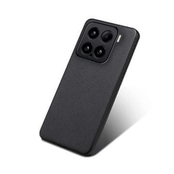 LENUO TPU usnjen ovitek za Xiaomi 15 crn