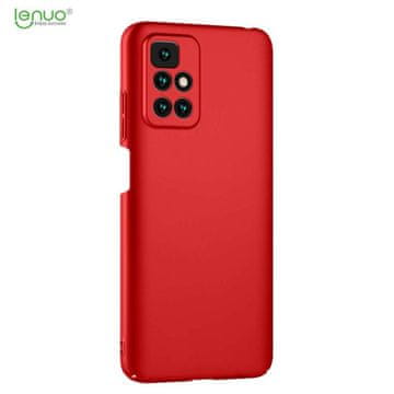 LENUO Ovitek Leshield za Redmi 10, crveni
