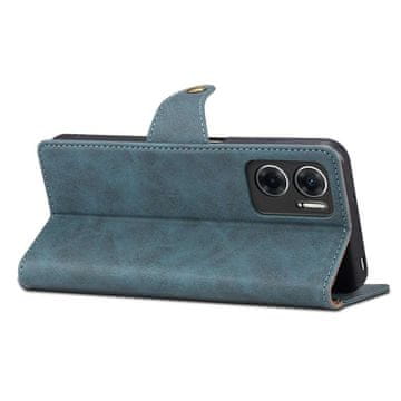 LENUO Usnjen klapovni ovitek za Redmi 10 5G, modra