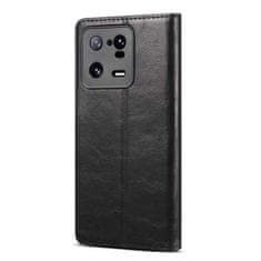 LENUO Usnjen ovitek za Xiaomi 13 Pro black