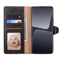 LENUO Usnjen ovitek za Xiaomi 13 Pro black