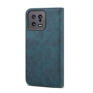LENUO Usnjen klapovni ovitek za Xiaomi 13, modra