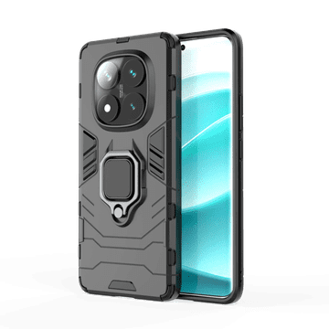 LENUO Ovitek Armor za Redmi Note 14 Pro 5G crn