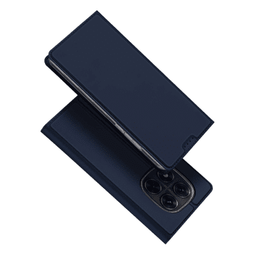Dux Ducis Usnjen ovitek za Redmi Note 14 Pro 4G moder