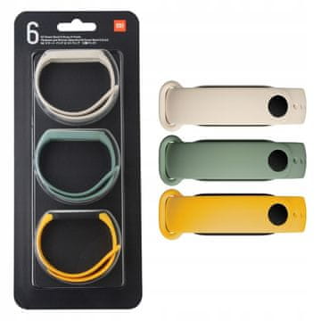 Xiaomi Komplet 3 zamjenske paščke za Smart Band 5/6/7