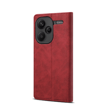 LENUO Usnjen klapovni ovitek za Redmi Note 13 Pro+ 5G red