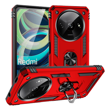 LENUO Ovitek Armor za Redmi A3 Red