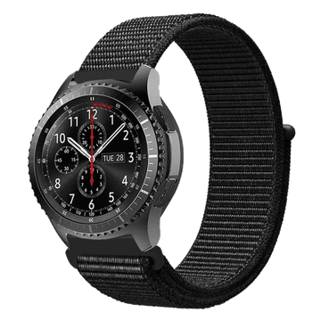 LENUO Silikonski pašček 22 mm črn