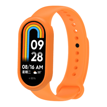 Xiaomi Smart Band 8/9 silikonski ovitek orange