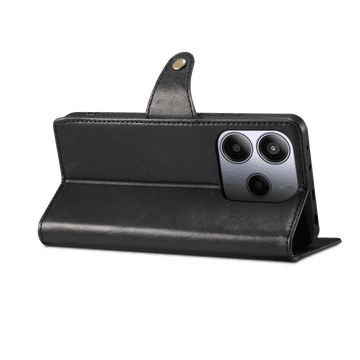 LENUO Usnjen klapovni ovitek za Redmi Note 14 5G black