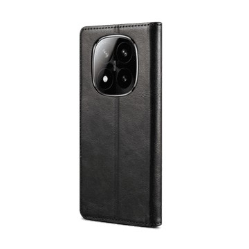 LENUO Usnjen klapovni ovitak za Redmi Note 14 Pro+ 5G black