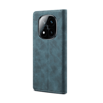 LENUO Usnjen klapovni ovitek za Redmi Note 14 Pro+ 5G modra