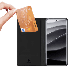 Dux Ducis Preklopni ovitek za Redmi Note 14 Pro 4G crn