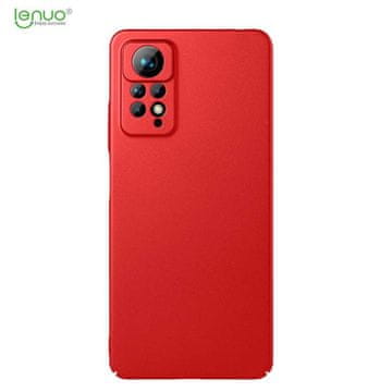 LENUO Ovitek Leshield za Redmi Note 11 Pro/Pro 5G, crveni
