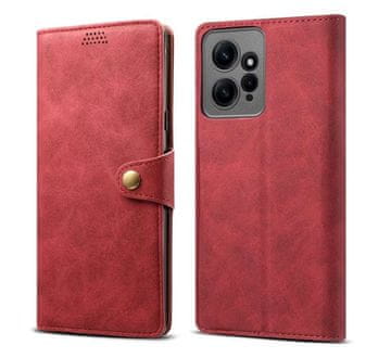 LENUO Usnjen klaponni ovitek za Redmi Note 12 red