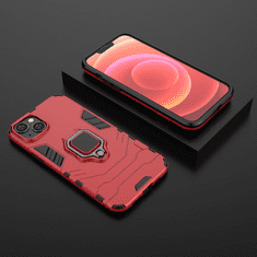 LENUO Ovitek Armor za iPhone 15 Plus, crvena