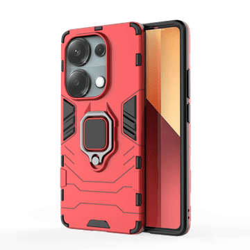 LENUO Ovitek Armor nov za Redmi Note 13 Pro red