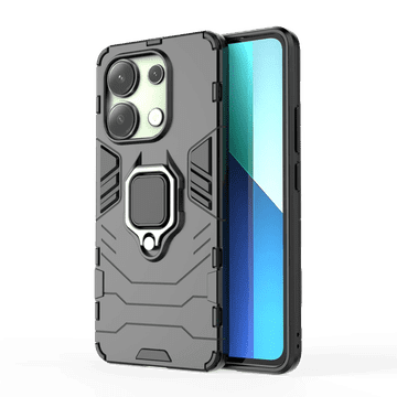 LENUO Ovitek Armor nov za Redmi Note 13 crn