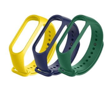Xiaomi Mi Band Strap 5/6 (rumena, polno modra, temno zelena)
