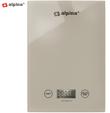 Alpina digitalna kuhinjska vaga, do 5 kg, bež