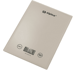 Alpina digitalna kuhinjska vaga, do 5 kg, bež