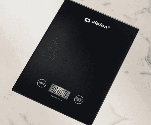  Alpina digitalna kuhinjska tehtnica, do 5 kg, črna