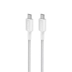 Anker kabel, USB-A na USB-C, pleteni, 0,9 m, bijeli (A81H5G21)