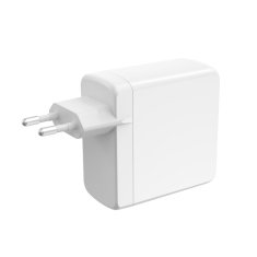 Ksix Gan ultrabrzi zidni punjač 100W PD & PPS, 2 x USB-C + 1 x USB-A, bijeli
