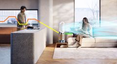 Dyson Cool TP12 PC2 De-Nox pročišćivač zraka, bijelo-zlatni (546519)