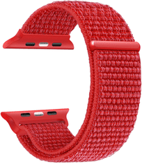 Ksix Izmjenjivi remen Comfy kompatibilan s Apple Watch 42/44/45/49mm, crveni