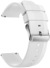 Ksix Izmjenjivi remen kopča kompatibilan s Apple Watch 42/44/45/49mm, bijeli