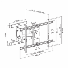 S-box Zidni stalak PLB-61486