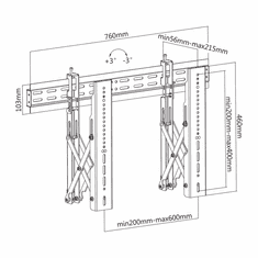 S-box Zidni stalak LVW02-46F