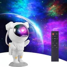 LIVEFY Astronaut projektor noćnog neba, bijeli