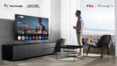 TCL 55C61K TV, 4K QD-Mini LED, Google TV, 144Hz, Onkyo zvuk s Dolby Atmos