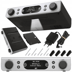 Blow Radio kuhinja-Podement Blow RK2, FM/DAB+, Silver